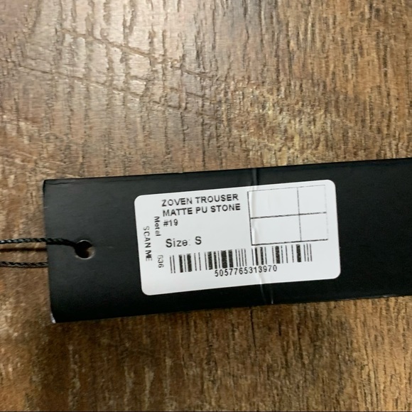 New Motel Rocks Zoven Trouser Matte Stone - Picture 5 of 6